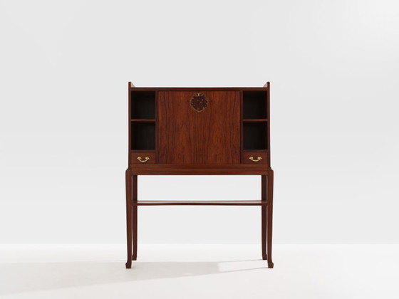 Escritorio secreter de palisandro de Louis Majorelle, circa 1910. – Librerías, Wood (photo 9 of 13)