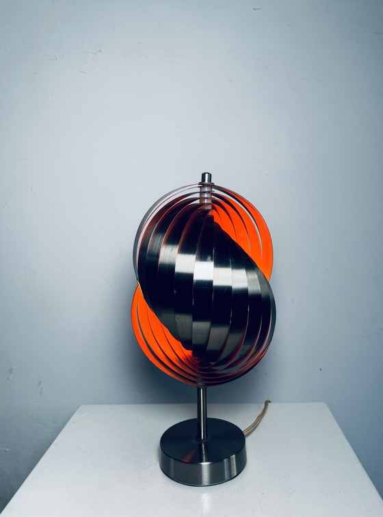 Image 1 of SPIRAAL MAANLAMP DOOR MASSIVE, BELGIË, jaren 1980