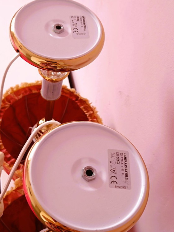 Image 1 of Paire de lampes à poser vintage