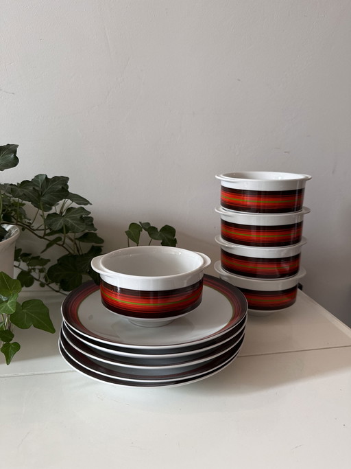 Mitterteich Retro-Suppenschalen