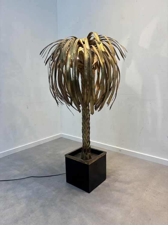 Image 1 of Maison Jansen Palm Tree Floor Lamp