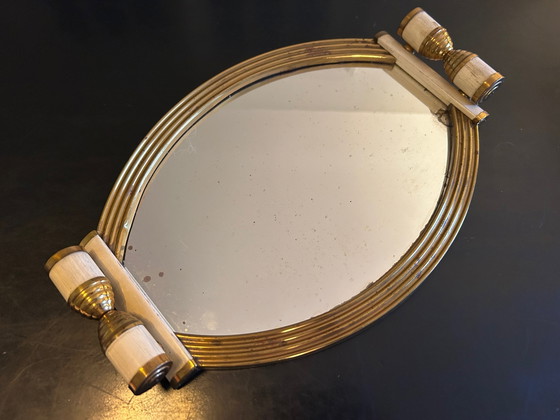 Image 1 of Bandeja de espejo Art Déco