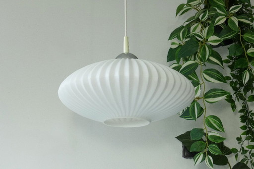 Vintage hanging lamp 50s 60s lamp UFO lamp Kalff Philips Evoluon – hanglampen, Glass (photo 2 of 6)