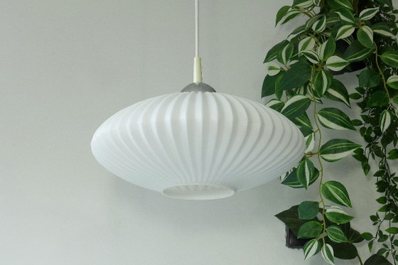 Vintage hanging lamp 50s 60s lamp UFO lamp Kalff Philips Evoluon – Pendant lamps, Glass (photo 2 of 6)
