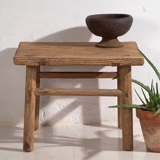Mesa auxiliar cuadrada antigua (c.1850) #2, Mesas de comedor, Madera, Marrón, Rustic (foto 27 de 27)