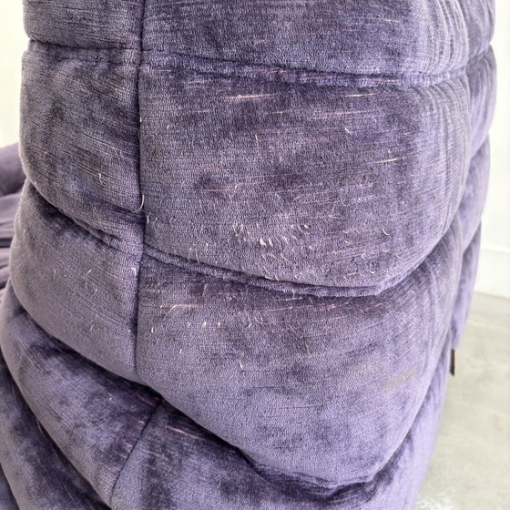 Image 1 of Purple Togo lounge chair by Michel Ducaroy for Ligne Roset