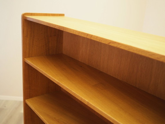 Librería danesa de chapa de fresno con estantes ajustables, años 70 – Madera (photo 18 of 18)