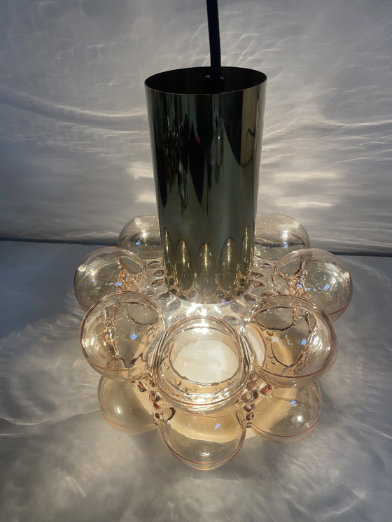 Image 1 of Lampada a bolle esclusiva Limburg Helena Tynell in vetro color oro