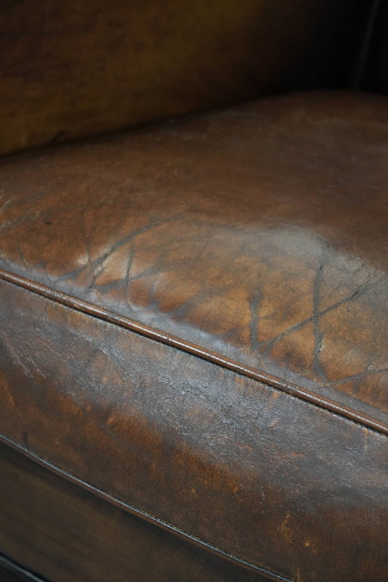 Image 1 of Vintage sheepskin armchair