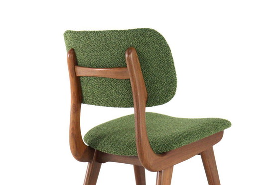 Image 1 of Set di 4 sedie da pranzo imbottite vintage