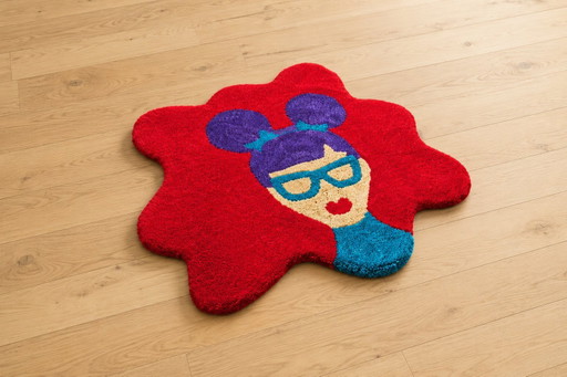 Alfombra de arte pop, pieza única, NUEVA