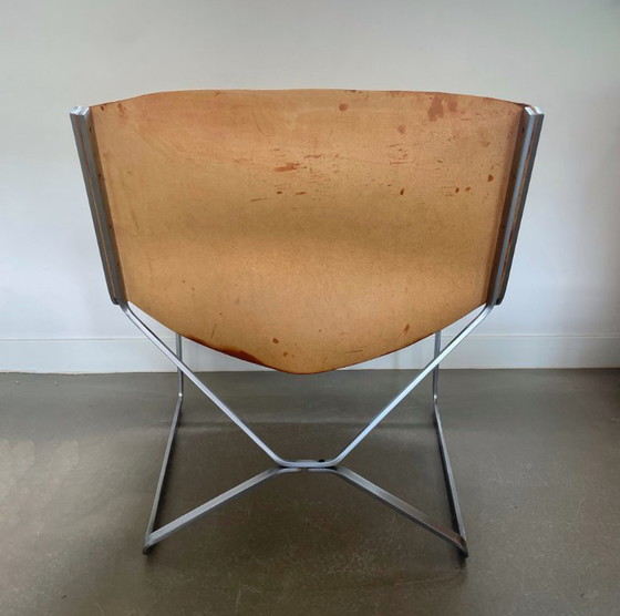 Image 1 of Loungefauteuil, model ‘Ra’, ontwerp Pierre Thielen, Studio Industrial Design voor Metz & Co, jaren 60