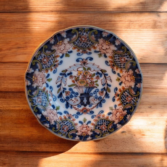 Image 1 of Authentic Makkum Tichelaar Decorative Plate – Model 963 – Hand-painted by S. Agema