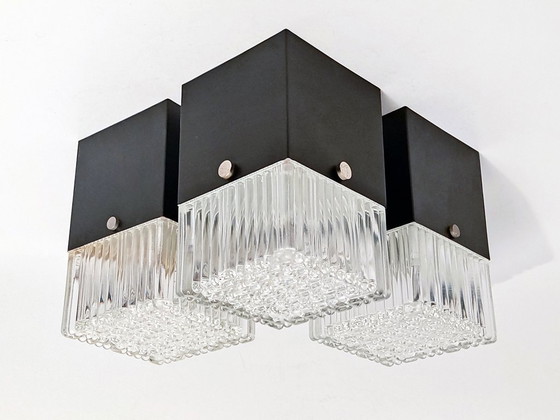 Image 1 of Lámparas de techo en forma de cubo, años 60