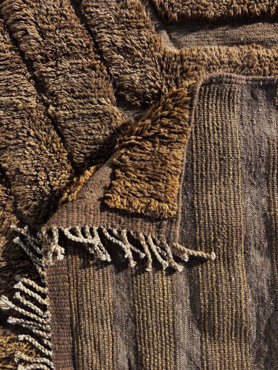 Image 1 of Luxuriöser, moderner marokkanischer Berberteppich aus Wolle, 200 x 310 cm – Berberteppich für das Wohnzimmer