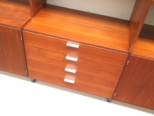 Groot Vintage Wandmeubel / Dressoir van Cees Braakman voor Pastoe ‘Made to Measure’