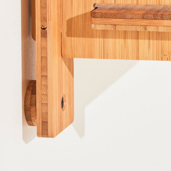 Auffällige modulare Garderobe – Rekki, Wandregal, Bambus (photo 6 of 12)