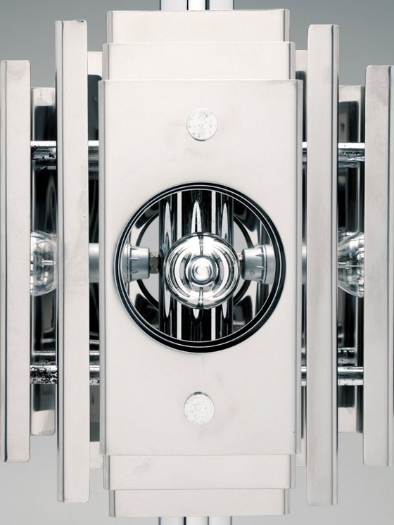 Image 1 of Italienische Tischlampe mit Chromüberzug