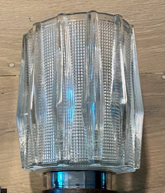 Coppia di applique da parete in stile brutalista scandinavo di metà secolo (anni '60-'70) – Glass, Metal (photo 6 of 11)