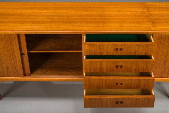 Image 1 of Buffet en teck moderne scandinave du Mid Century par Harry Østergaard pour Randers Møbelfabrik, années 1960