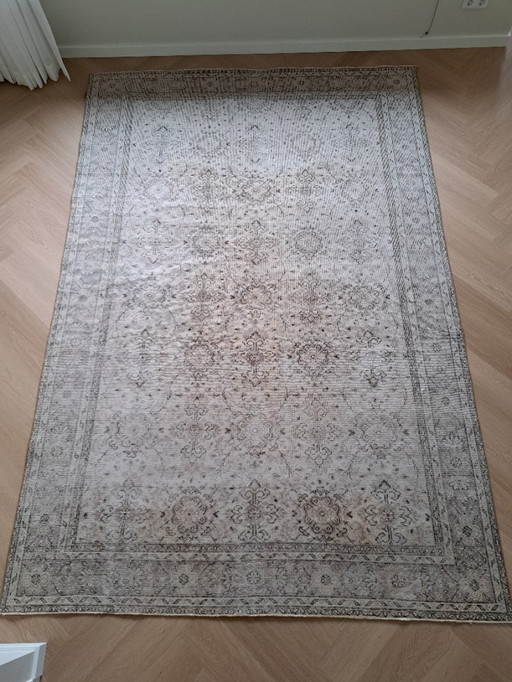 Hand-knotted vintage rug from Iran