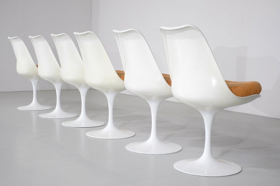 Image 1 of Juego de 6 sillas Tulip de Eero Saarinen para Knoll International - 1981