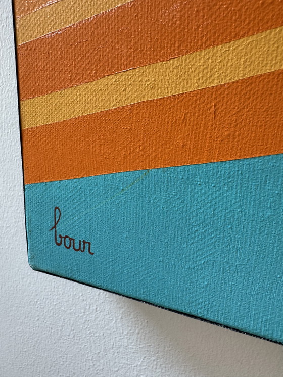 Image 1 of Painting "Plage Publique" Olivier Bour 2000s