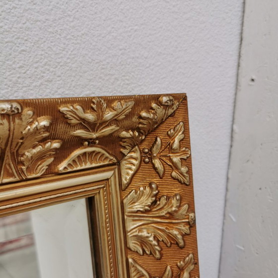 Image 1 of Grote Vintage Barok brocante schouwspiegel spiegel