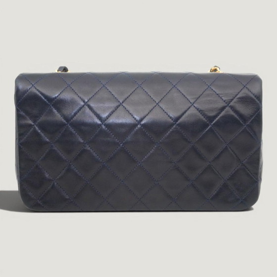 Image 1 of CHANEL FULL FLAP | NAVY BLUE