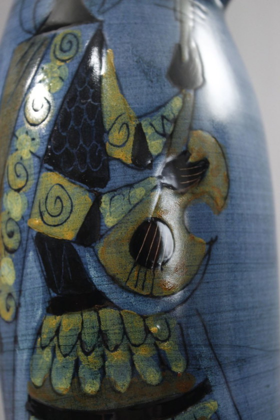 Image 1 of Jean De Lespinasse in Nice - Large pitcher decorated with a mandolin player, 1950s