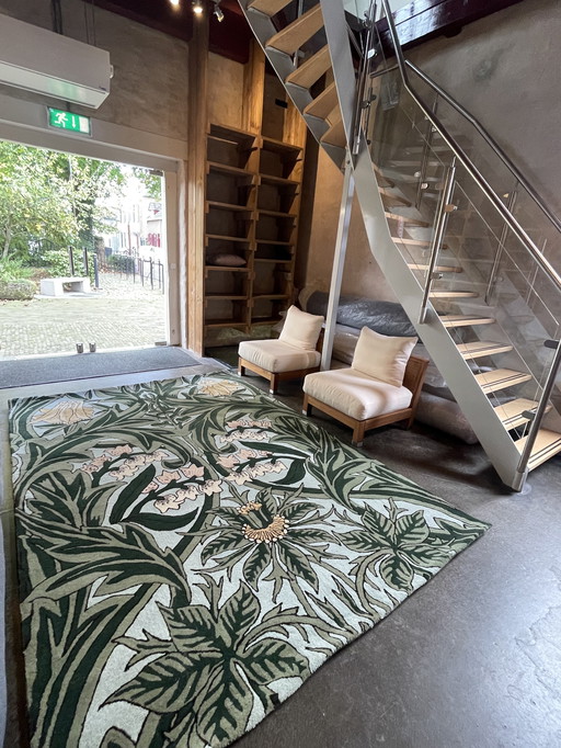 Brink and Campman Morris & Co Bluebell Leavy carpet 250 x 350