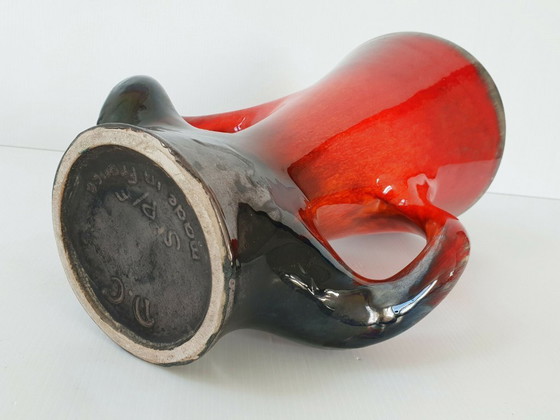 Image 1 of IMPORTANT VINTAGE VASE 1960 SAINT POL S MER CERAMIC 60S 1960S 1960s 60s