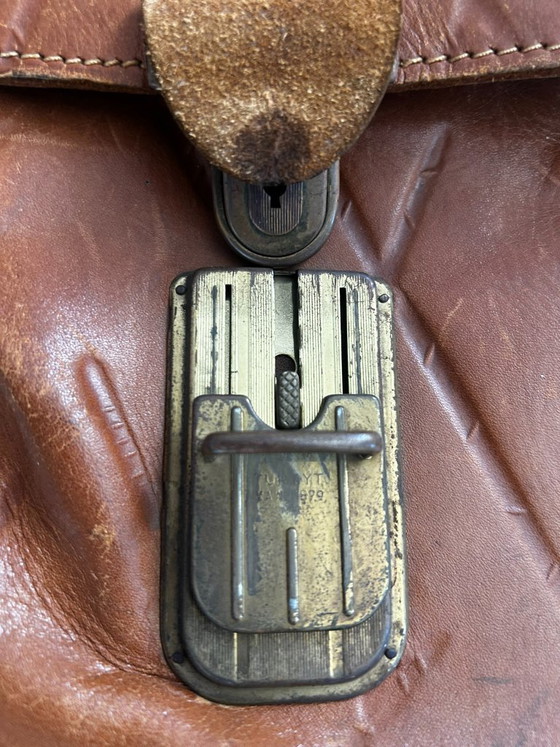 Image 1 of Sac en cuir, vintage, années 1960