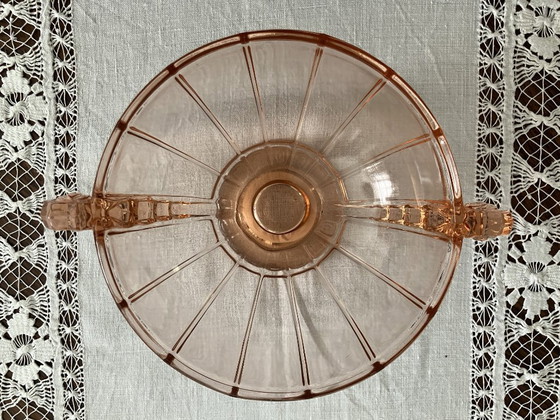 Image 1 of Greta Art Deco Luxval Cup - Val Saint Lambert