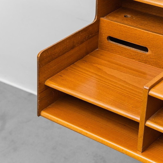 Image 1 of MOBILE TAVOLINO FIMSA SU PIEDISTALLO IN METALLO ANNI ’60 VINTAGE MODERNARIATO