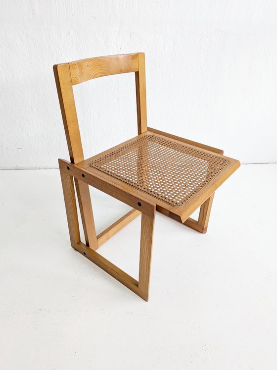 Image 1 of Escritorio y sillón a juego de mediados de siglo, diseñados por Derk Jan De Vries en la década de 1970.