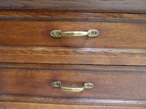 Image 1 of Antique oak chest of drawers