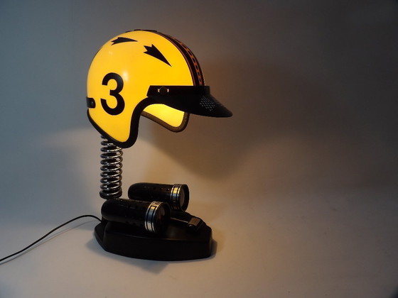 Image 1 of FF Leuchten - Crosshelmlamp Retro jaren 70 - ZELDZAAM