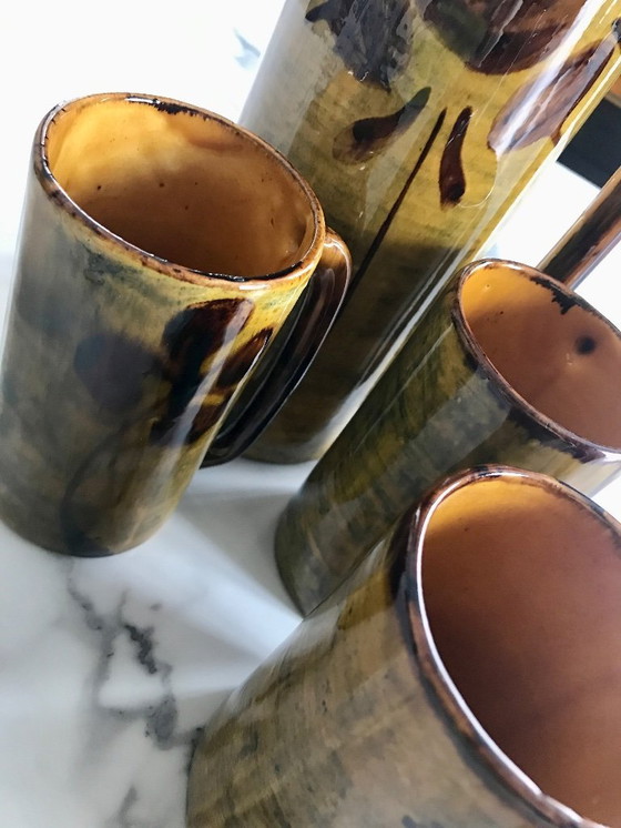 Image 1 of Beautiful Lanusé Le Castellet pitcher and large cup service