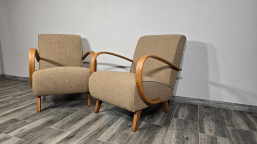 Lounge Chairs from Jindrich Halabala, Set of 2