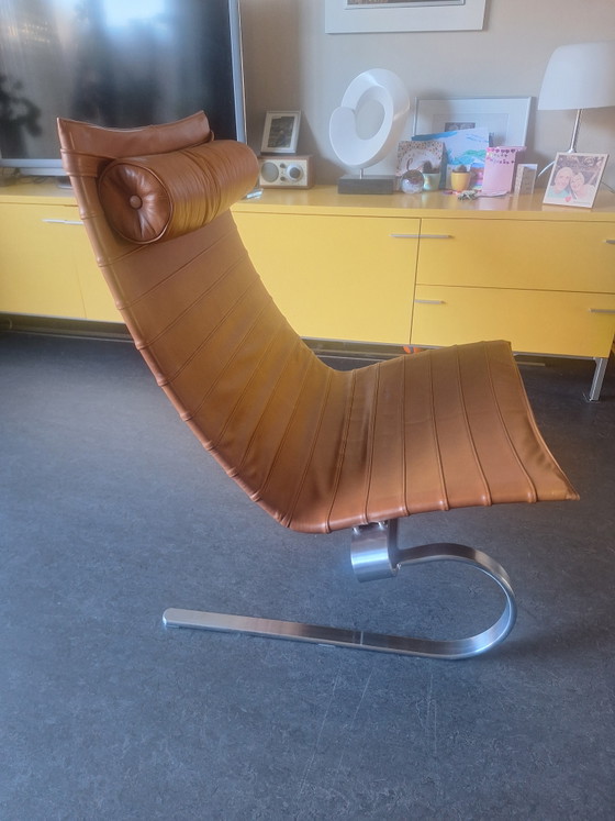 Poltrona PK20 Poul Kjaerholm – Poltrone, Chrome, Leather (photo 4 of 5)