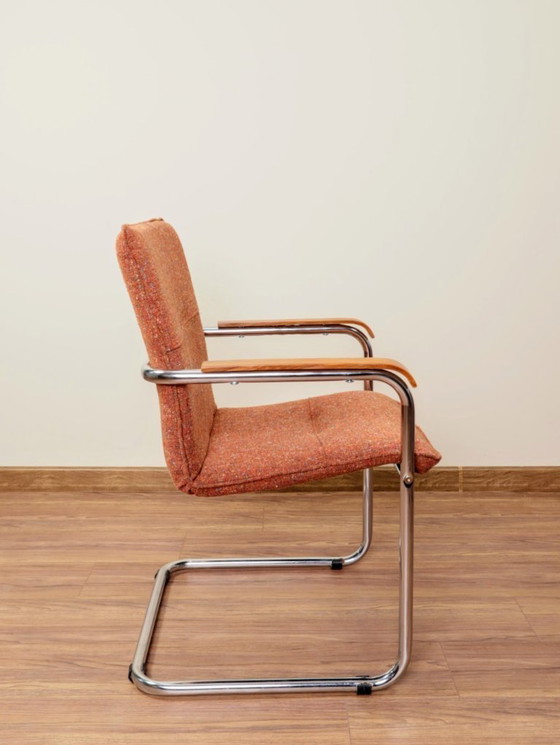 Image 1 of Vintage desk chair office burn orange Bauhaus design 