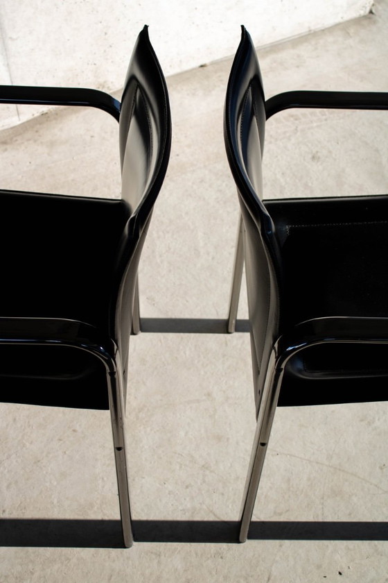 Image 1 of Seltene Arrben-Sessel aus dem Jahr 1980 - 5 STÜCK