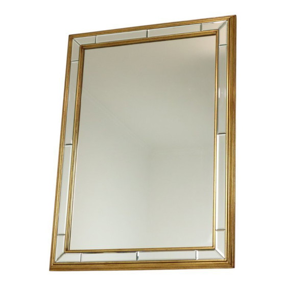 Image 1 of Hollywood Regency Deknudt Spiegel Vintage Design 98cm