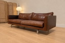 COMME NEUF Montis Axel Canapé 2,5 places Cuir Marron + GARANTIE
