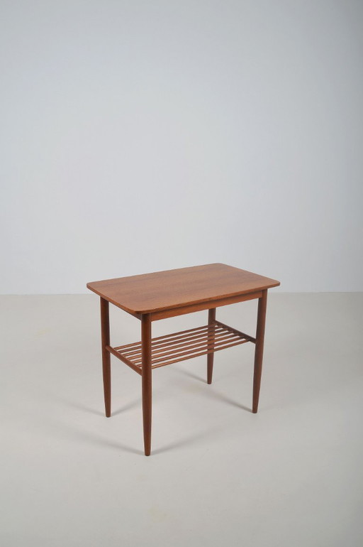Tavolino danese in legno, anni '60