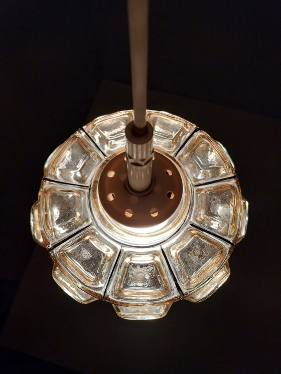 Image 1 of Vintage Hanglamp van Glashütte Limburg, Jaren 60