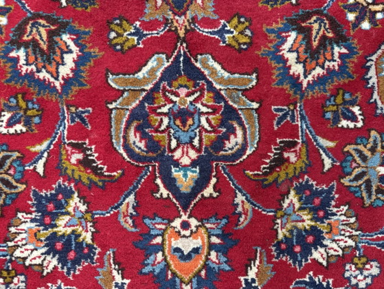 Groot Handgeknoopt Perzisch Mashad Tapijt 300 × 290 Cm – Meshad, Vloerkleden en tapijten, Wool (photo 6 of 15)