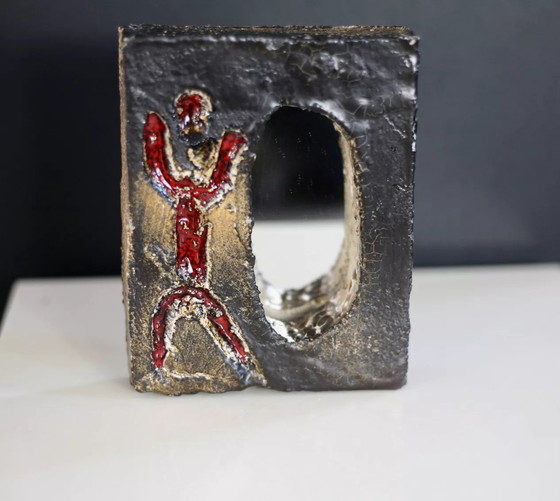 Image 1 of Specchio in ceramica, Galleria Palissy