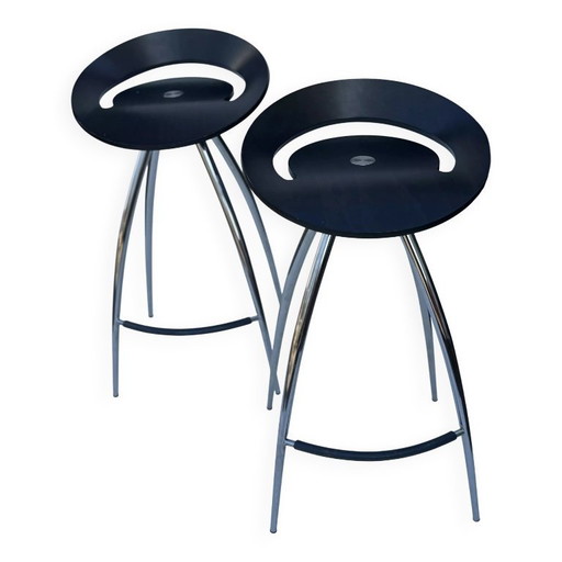 Pair of Sigurdur Thorsteinsson Lyra Barstools